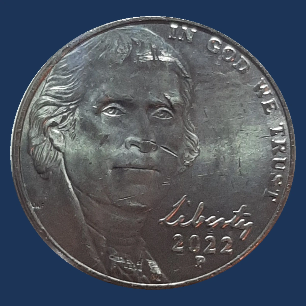 2022 Jefferson Nickel: Struck Through