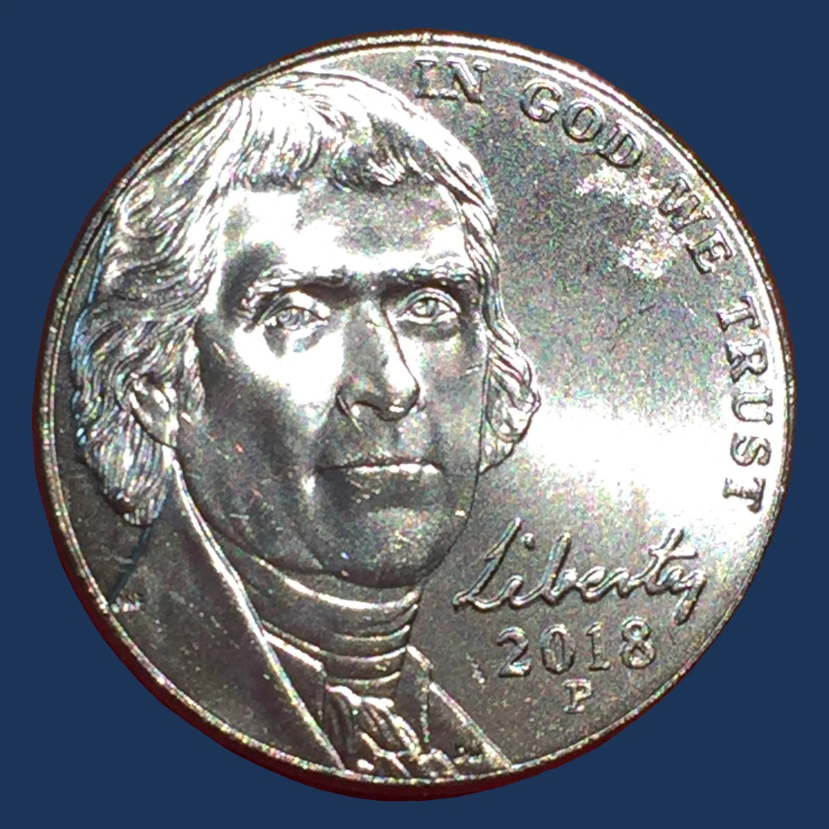 2018 Jefferson Nickel: Struck-Through Error