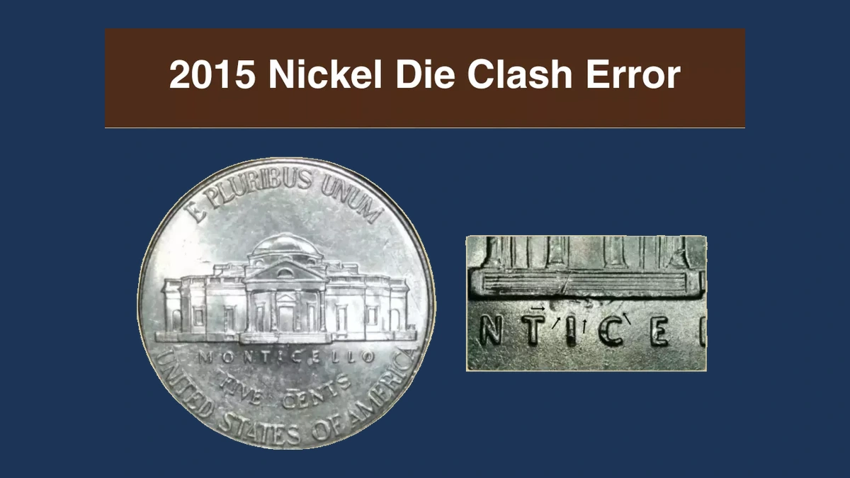 2015 Jefferson Nickel: Clashed Dies