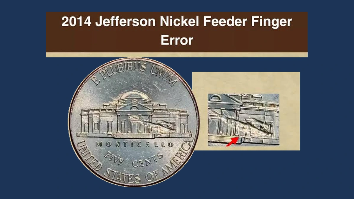 2014 Jefferson Nickel: Feeder-Finger Marks