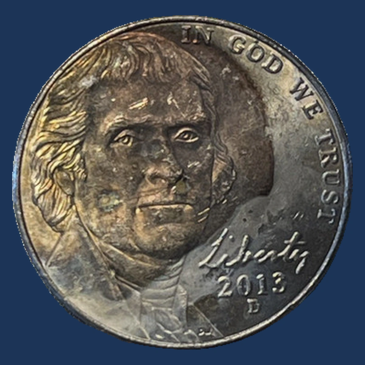 2013 Jefferson Nickel: Improper Annealing