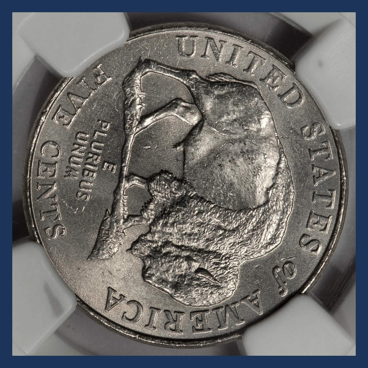 2005 Jefferson Nickel: Rotated Dies