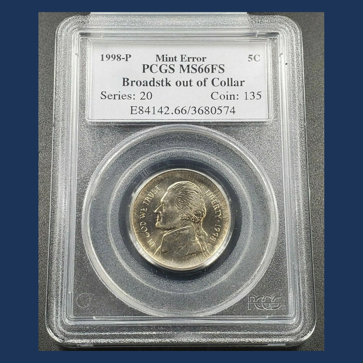 1998 Jefferson Nickel: Broadstrike
