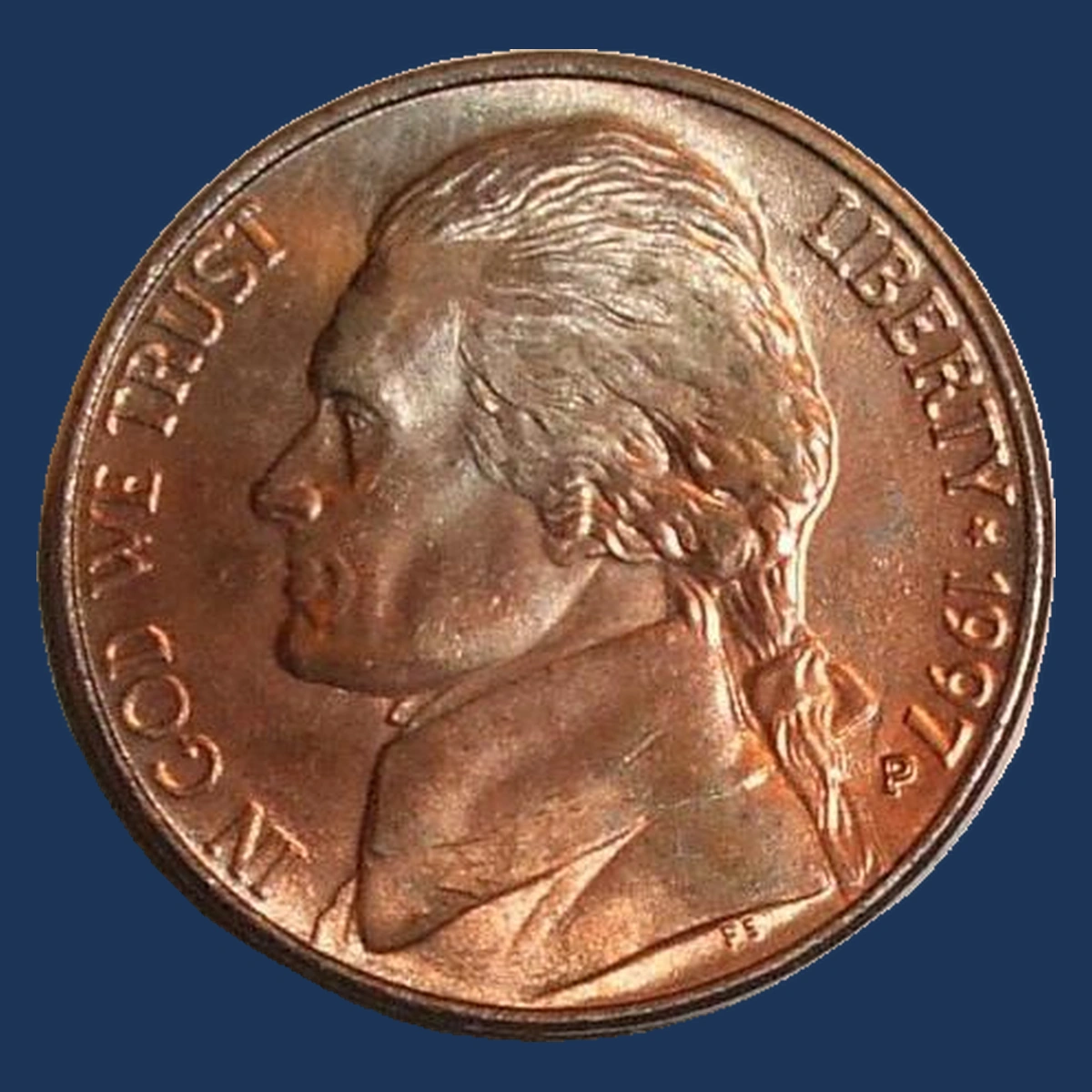 1997 Jefferson Nickel: Annealing Error