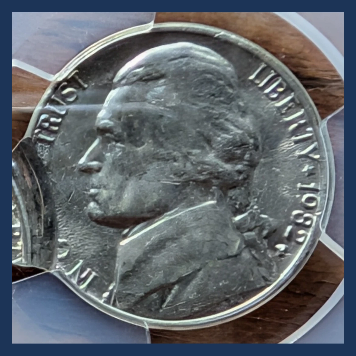 1982 Jefferson Nickel: Double / Multiple Strike