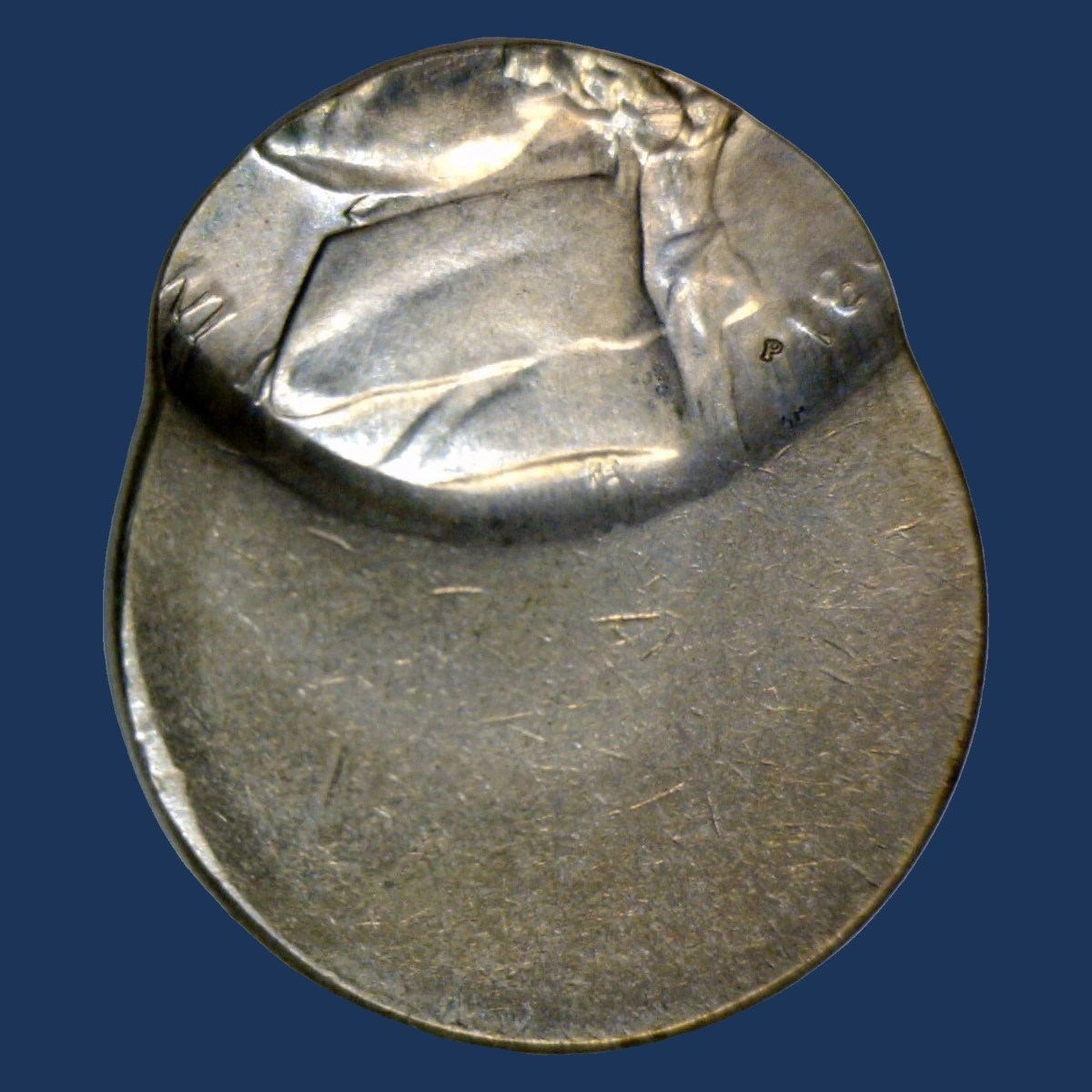1981 Jefferson Nickel: Off-center strike