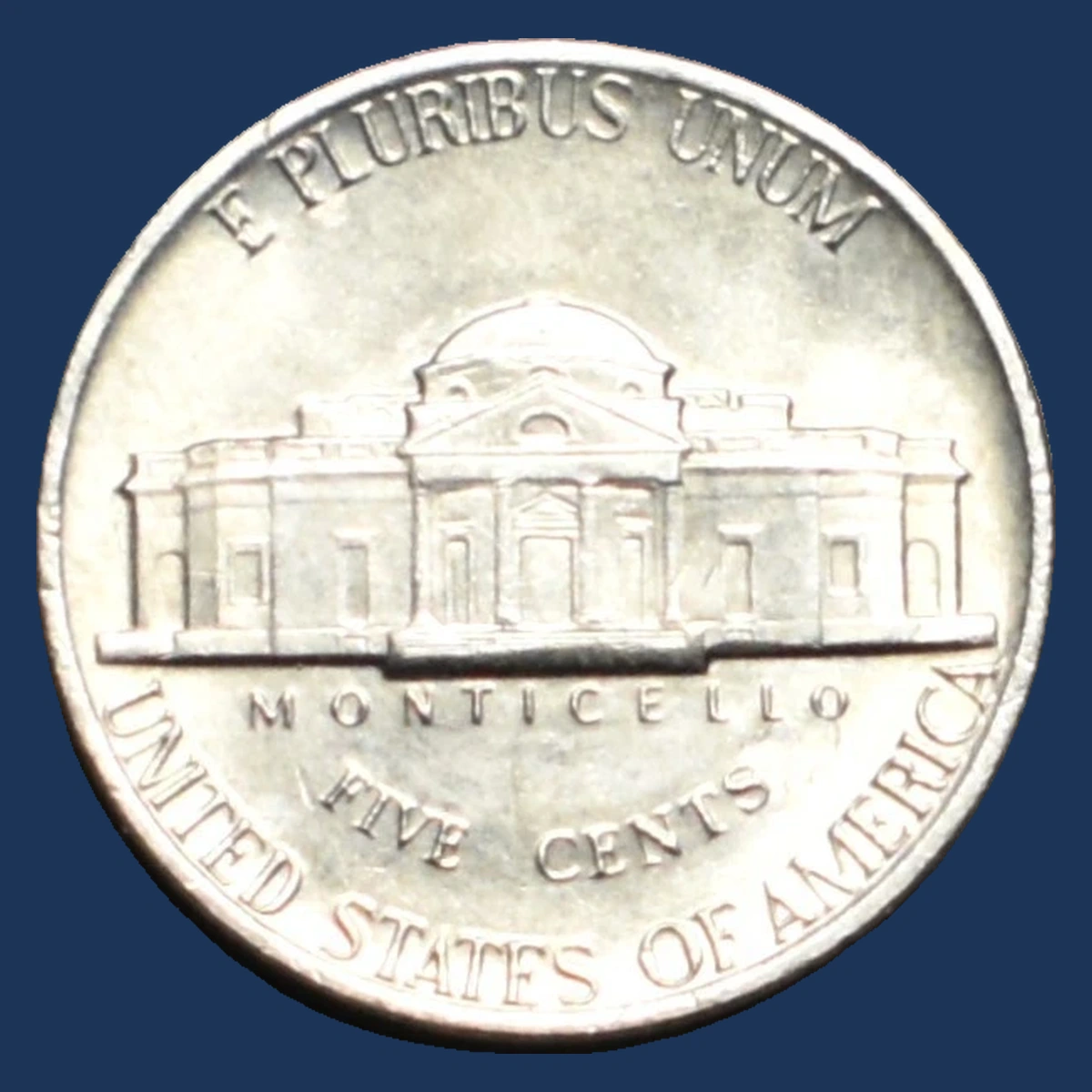 1980 Jefferson Nickel: Struck-Through Error