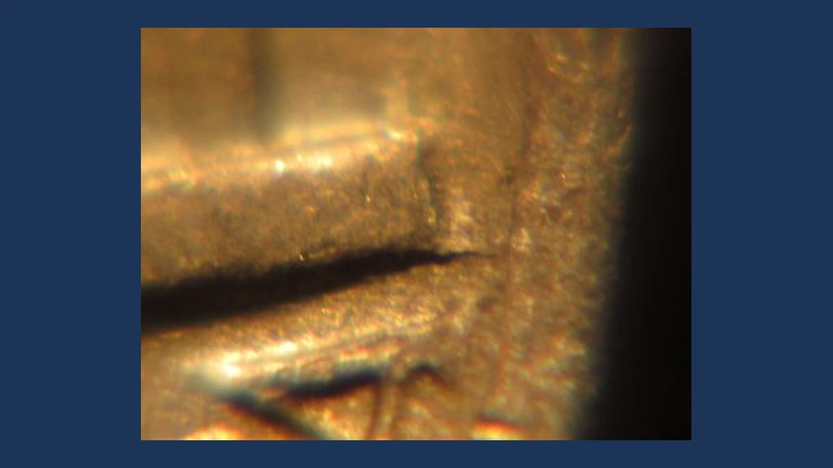 1980 Jefferson Nickel: Die Crack / Die Chip