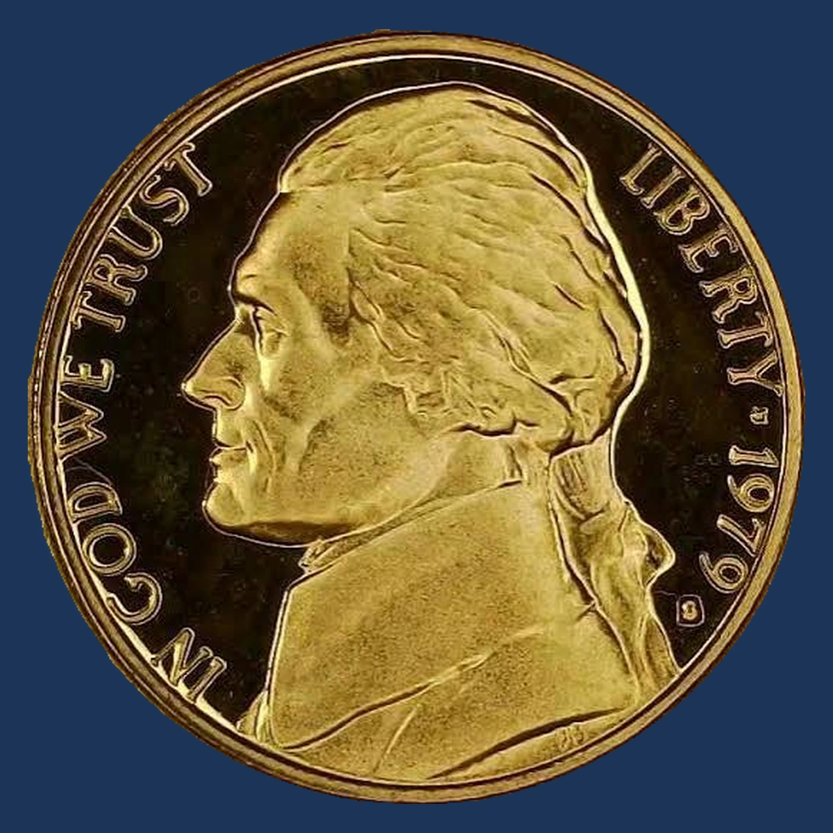 1979 Jefferson Nickel: Doubled Die Obverse