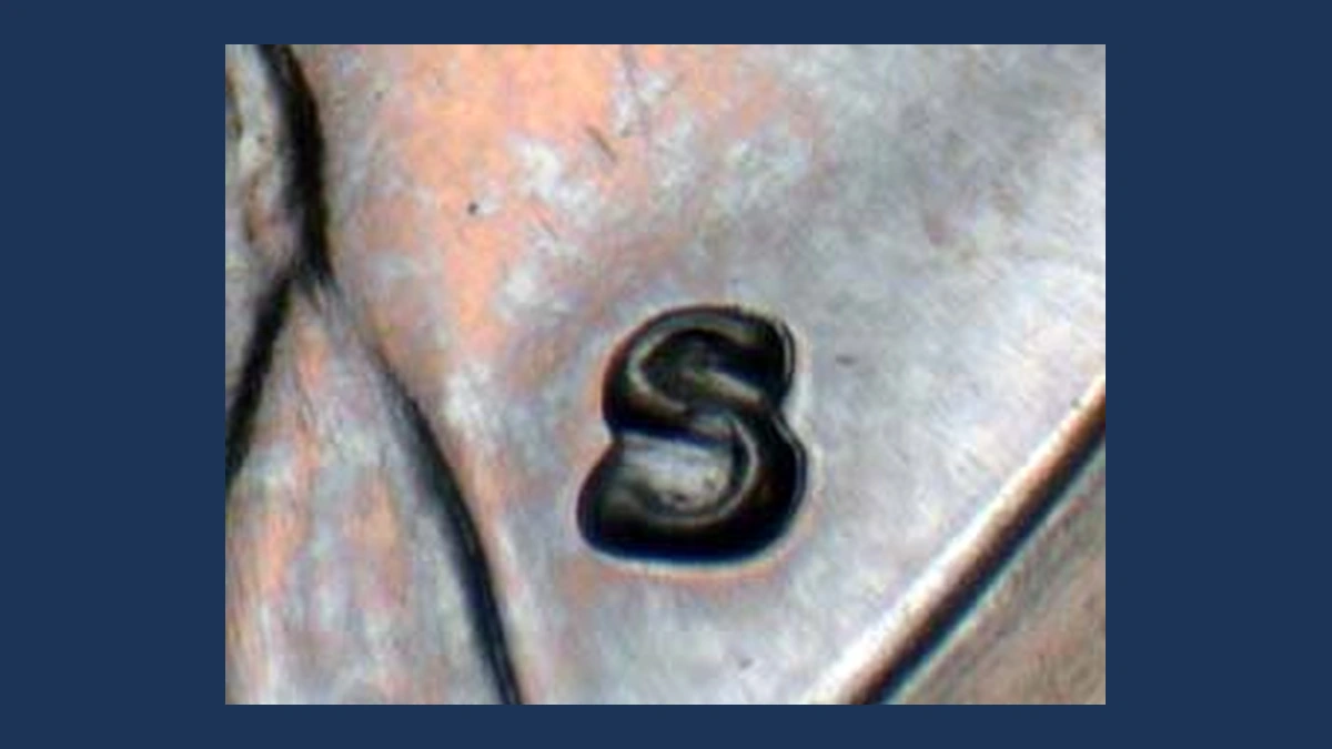 1972 Jefferson Nickel: Repunched Mintmark