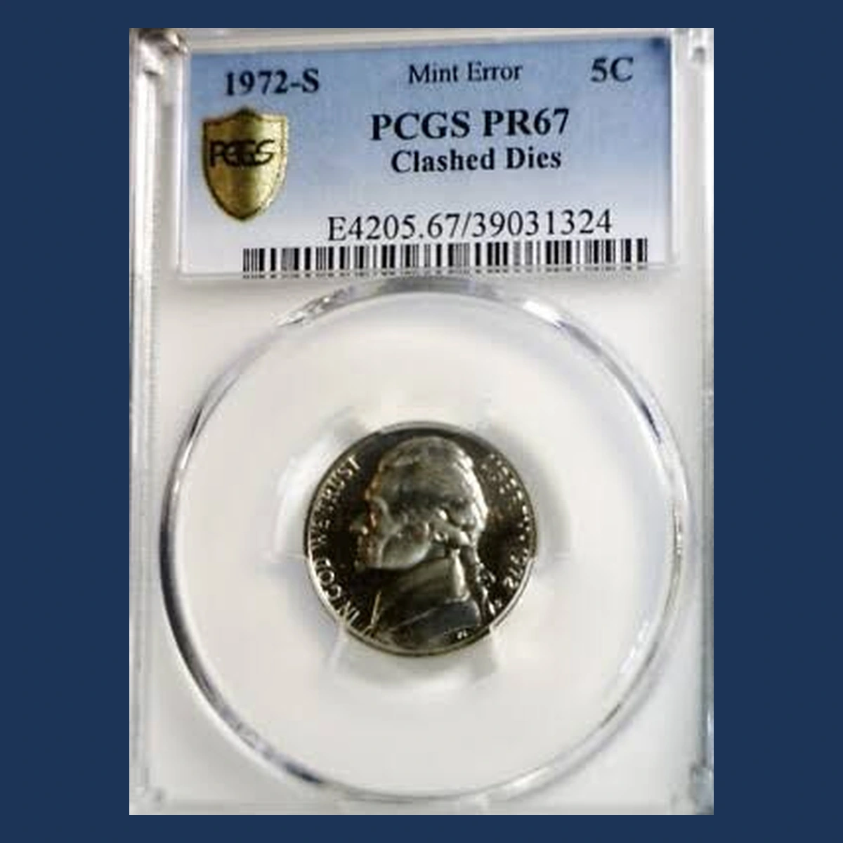 1972 Jefferson Nickel: Die Clash