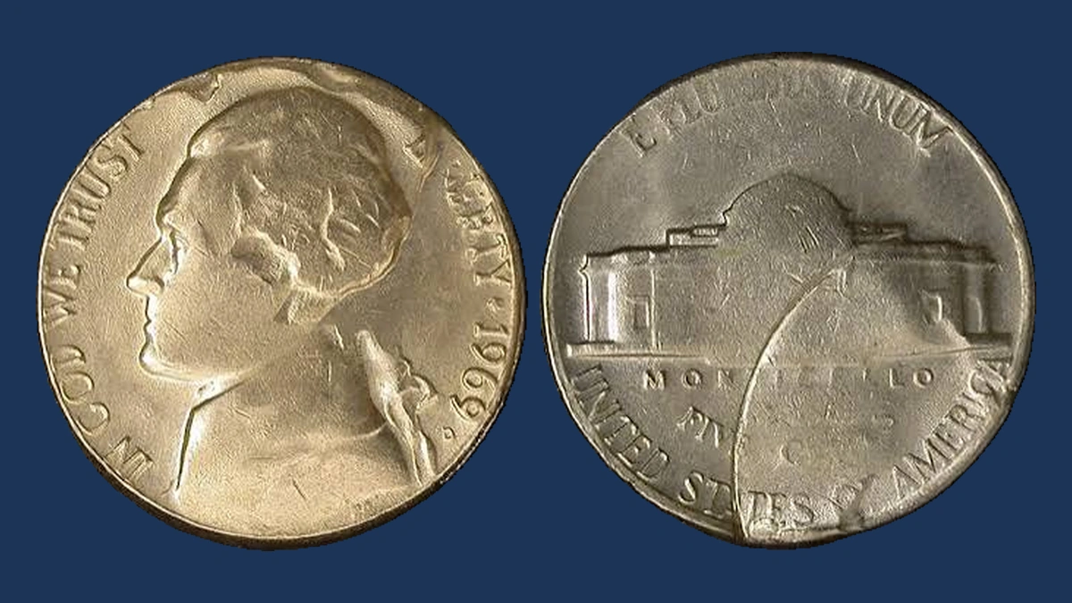 1969 Jefferson Nickel: Weak Strike
