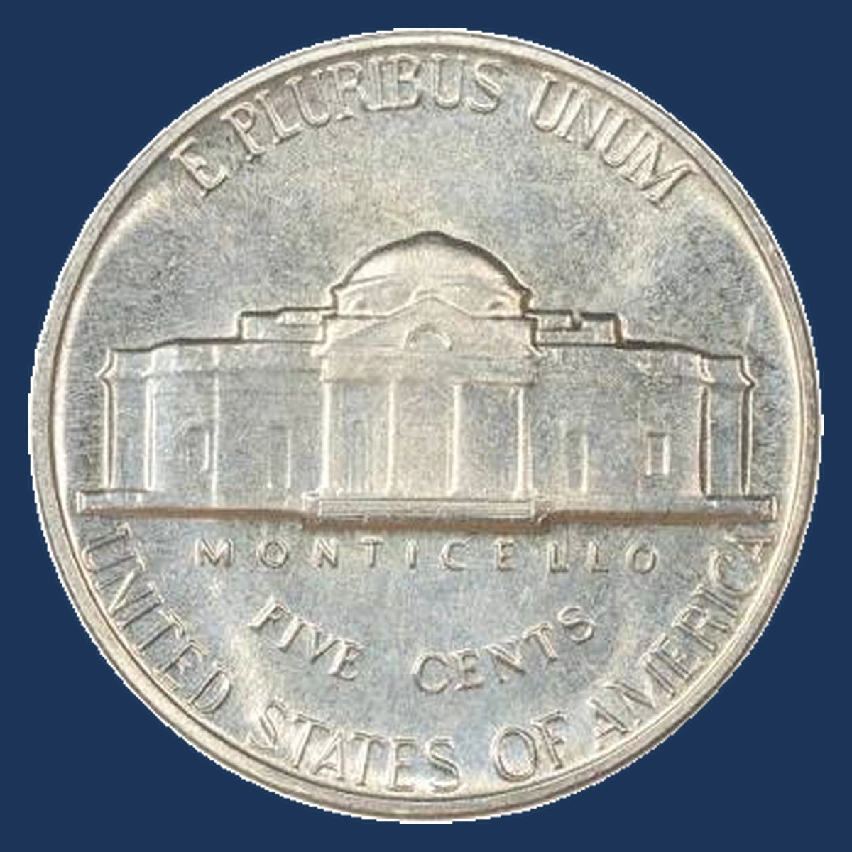 1965 Jefferson Nickel: Lamination
