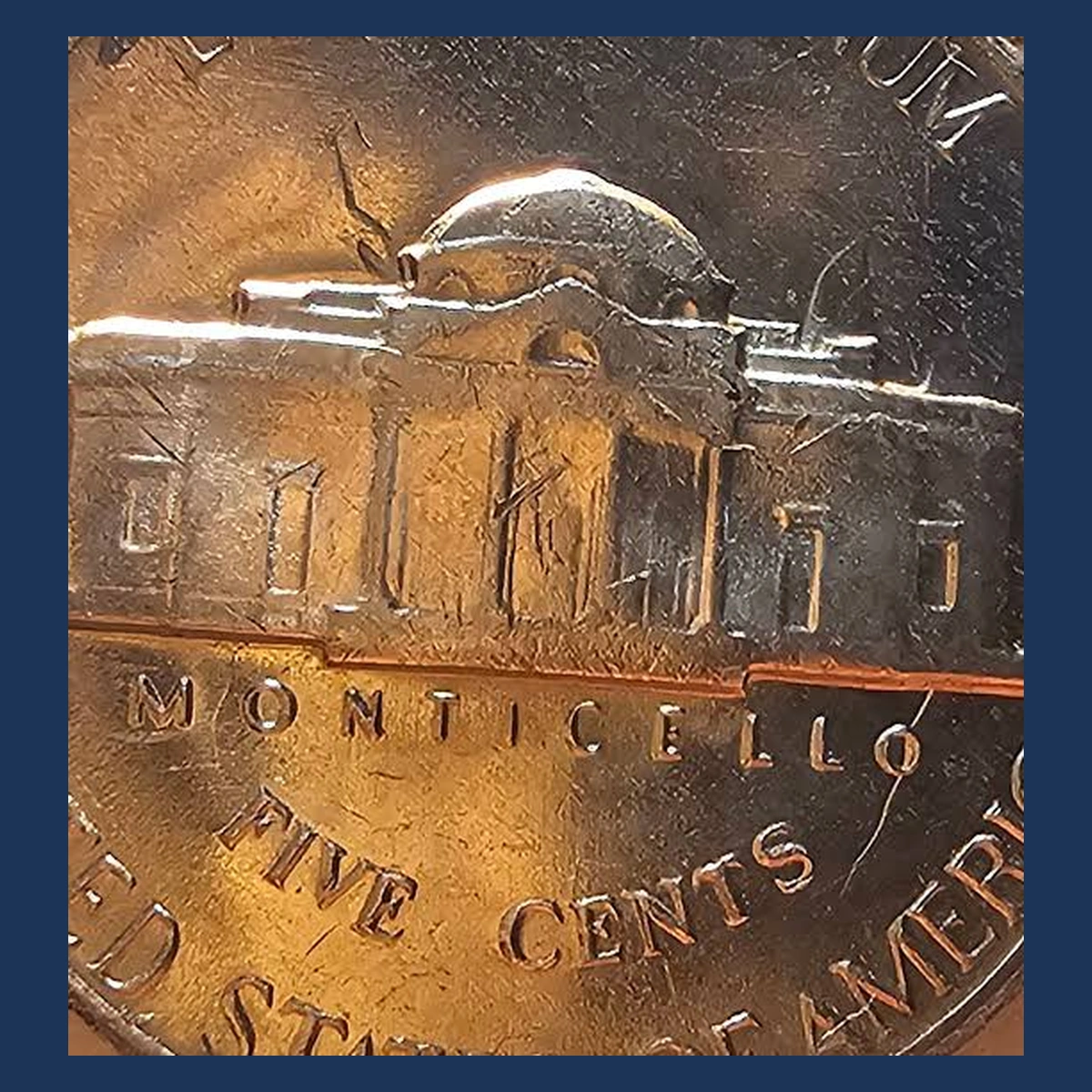 1965 Jefferson Nickel: Clashed Dies