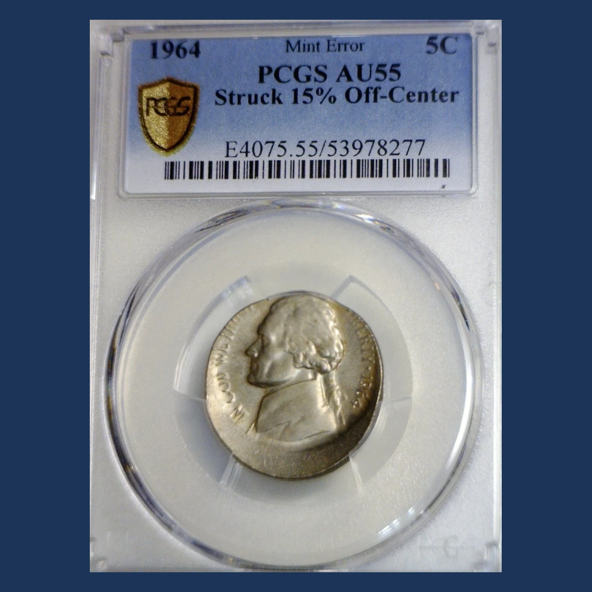1964 Jefferson Nickel: Section 7