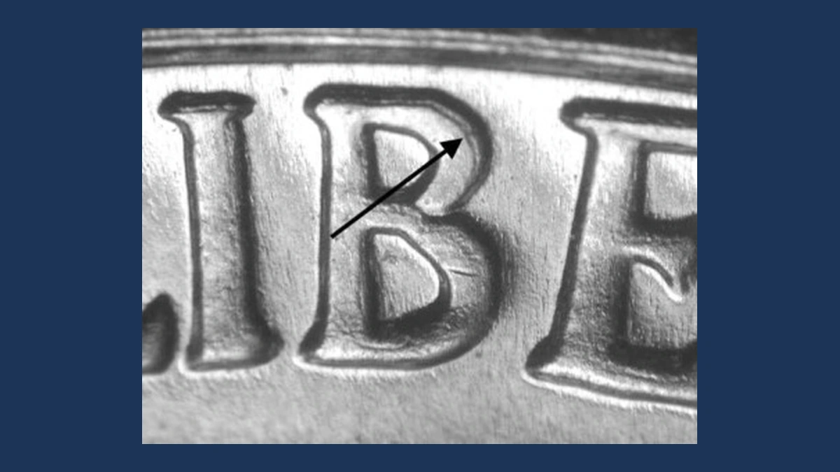 1964 Jefferson Nickel: Doubled Die Obverse
