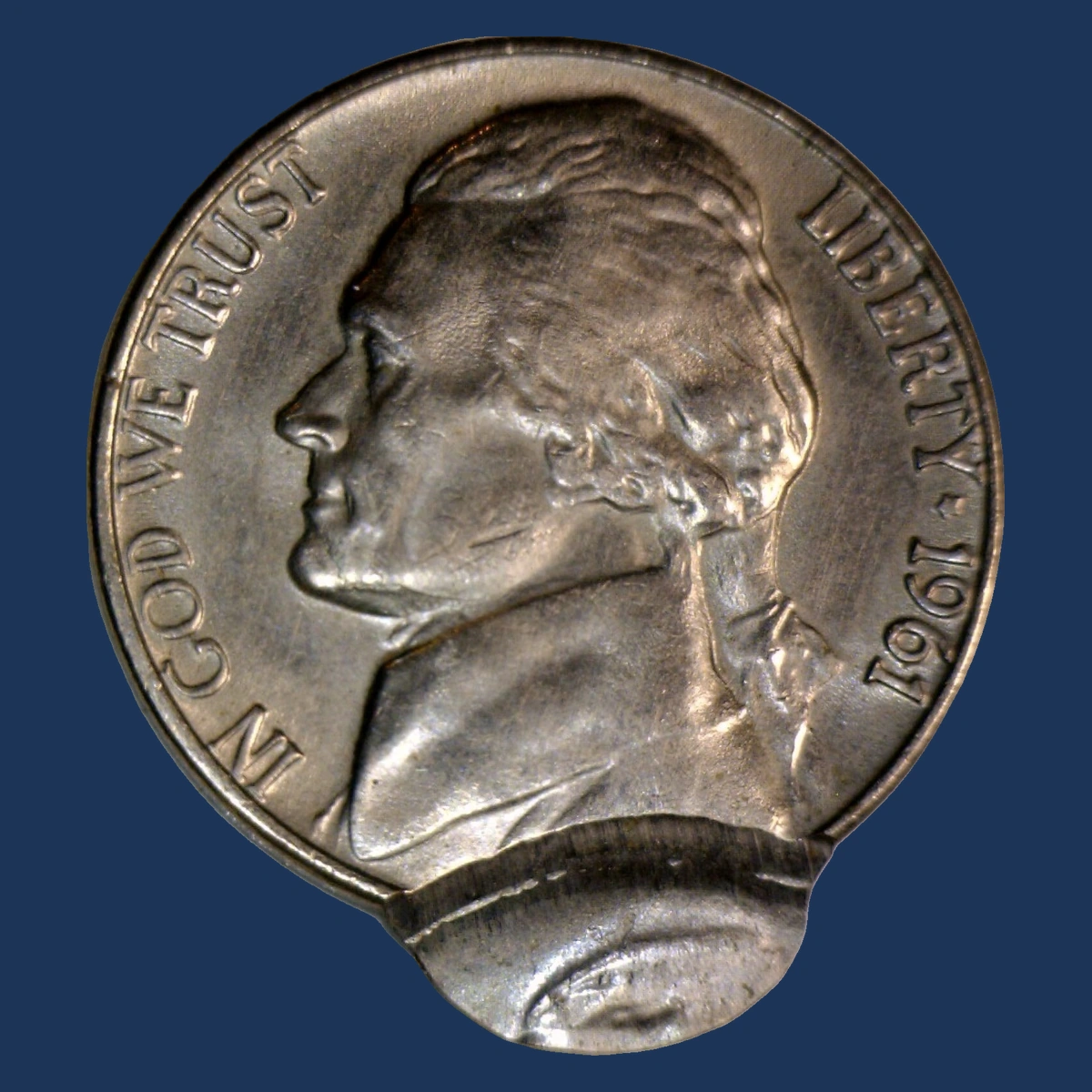 1961 Jefferson Nickel: Double / Multiple Strike