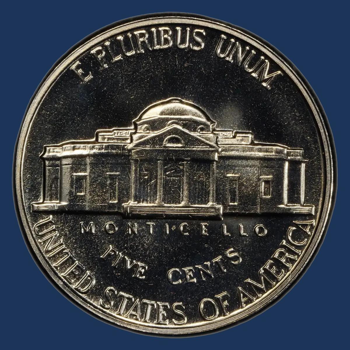 1960 Jefferson Nickel: Doubled / Multiple-Hubbed Reverse