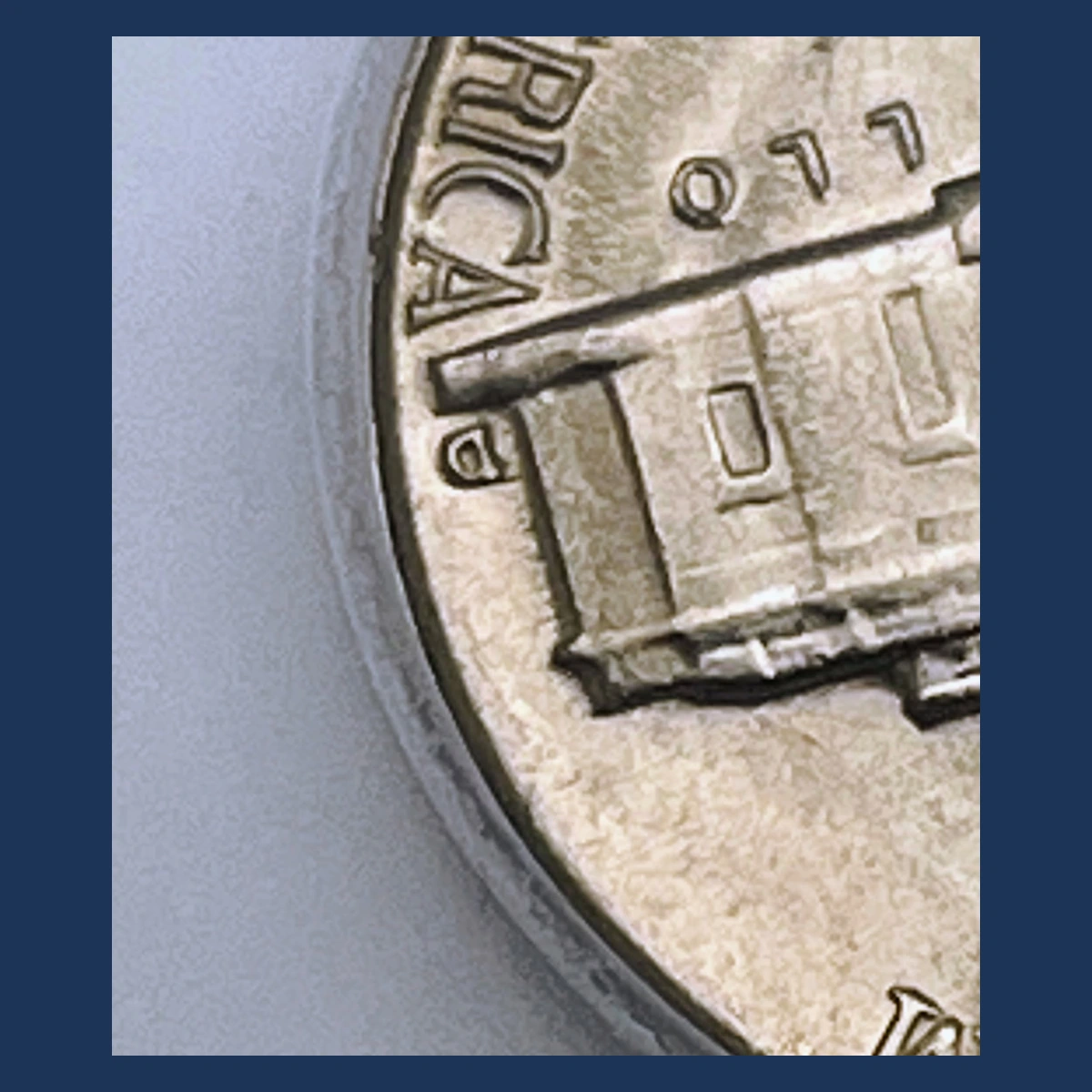 1958 Jefferson Nickel: Repunched Mintmark