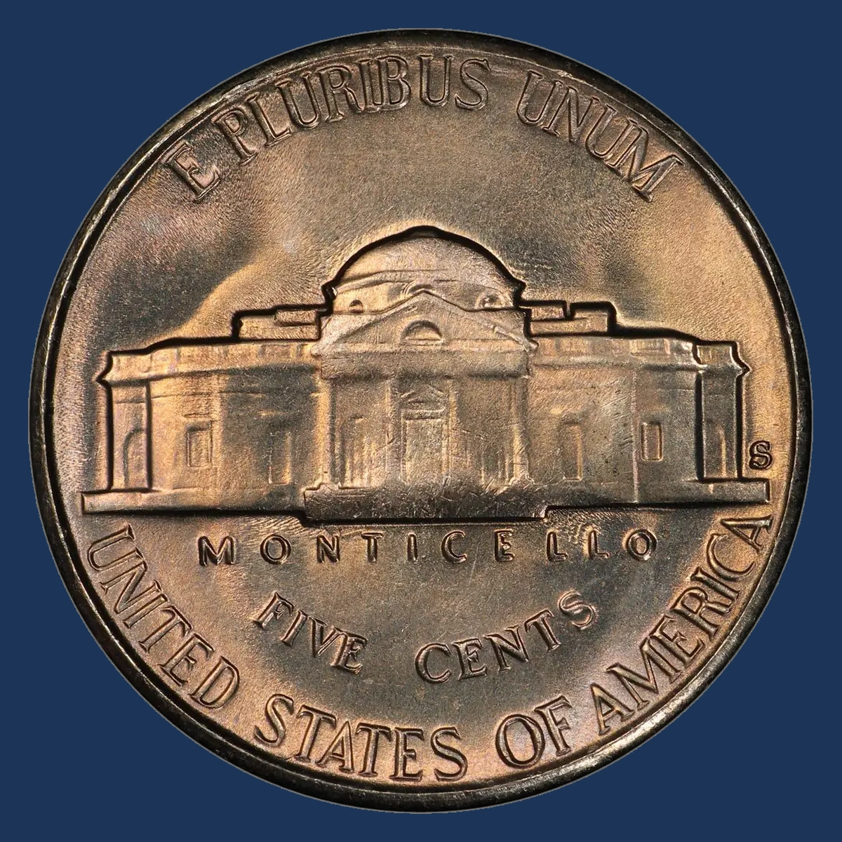 1954 Jefferson Nickel: Doubled Die Reverse