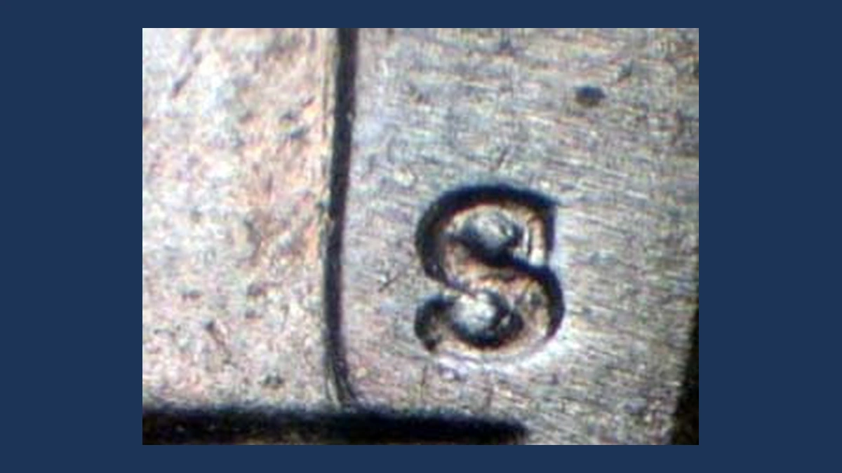 1951 Jefferson Nickel: Repunched Mintmark