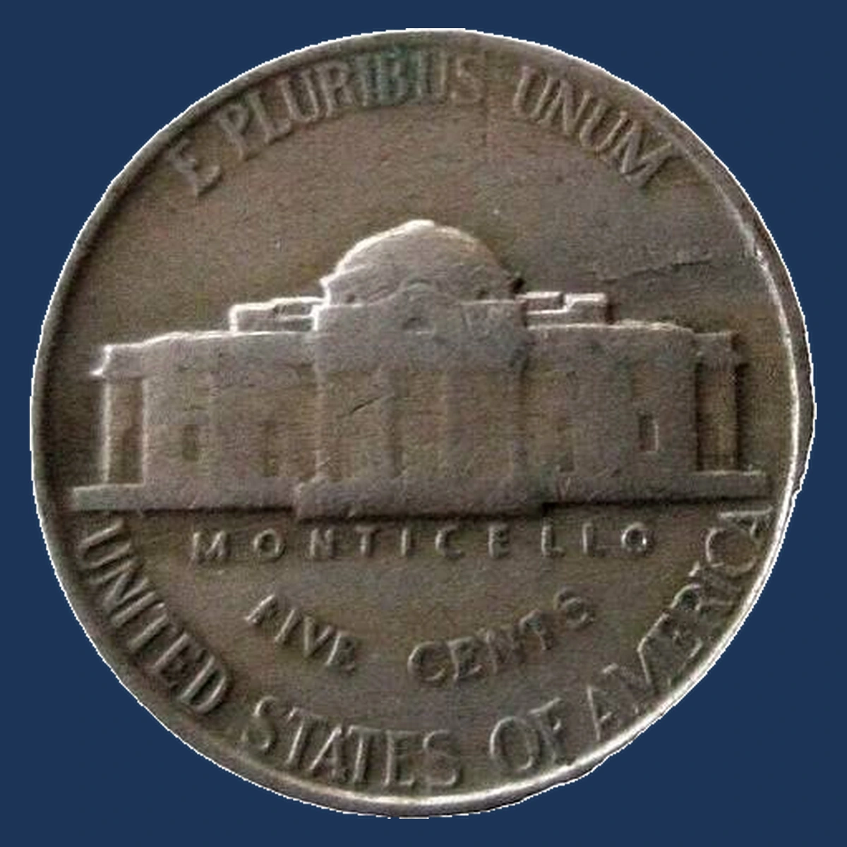 1946 Jefferson Nickel: Die Crack
