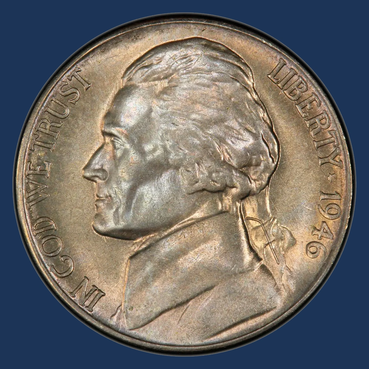 1946 Jefferson Nickel: Doubled Die Obverse