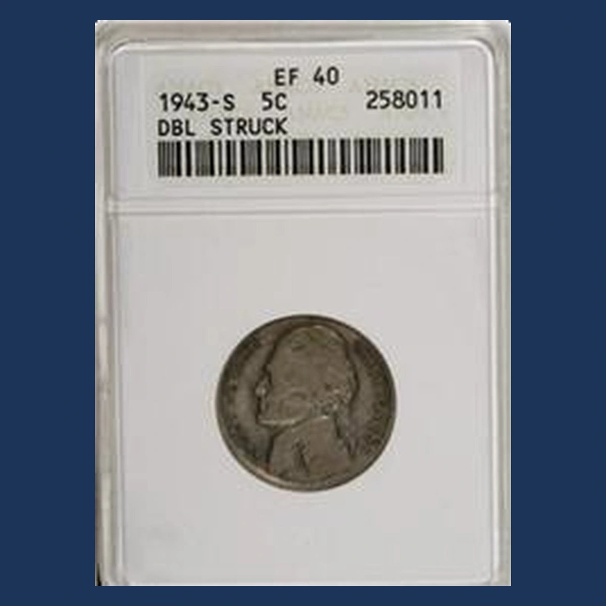 1943 Jefferson Nickel: Multiple Strike