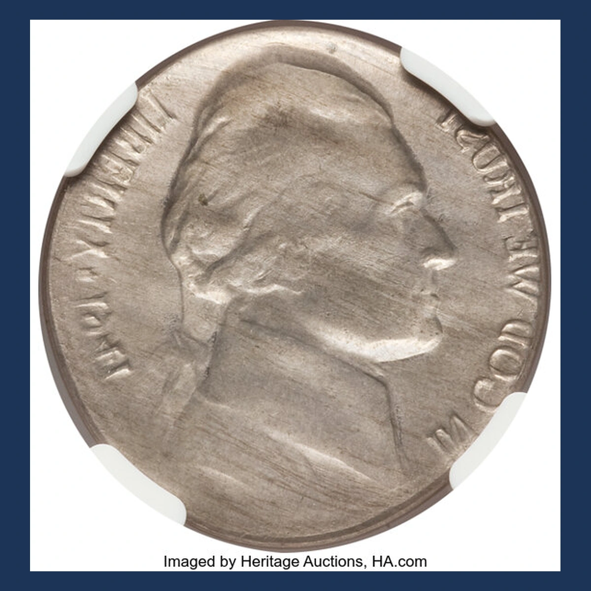 1941 Jefferson Nickel: Brockage and double-struck mated pair