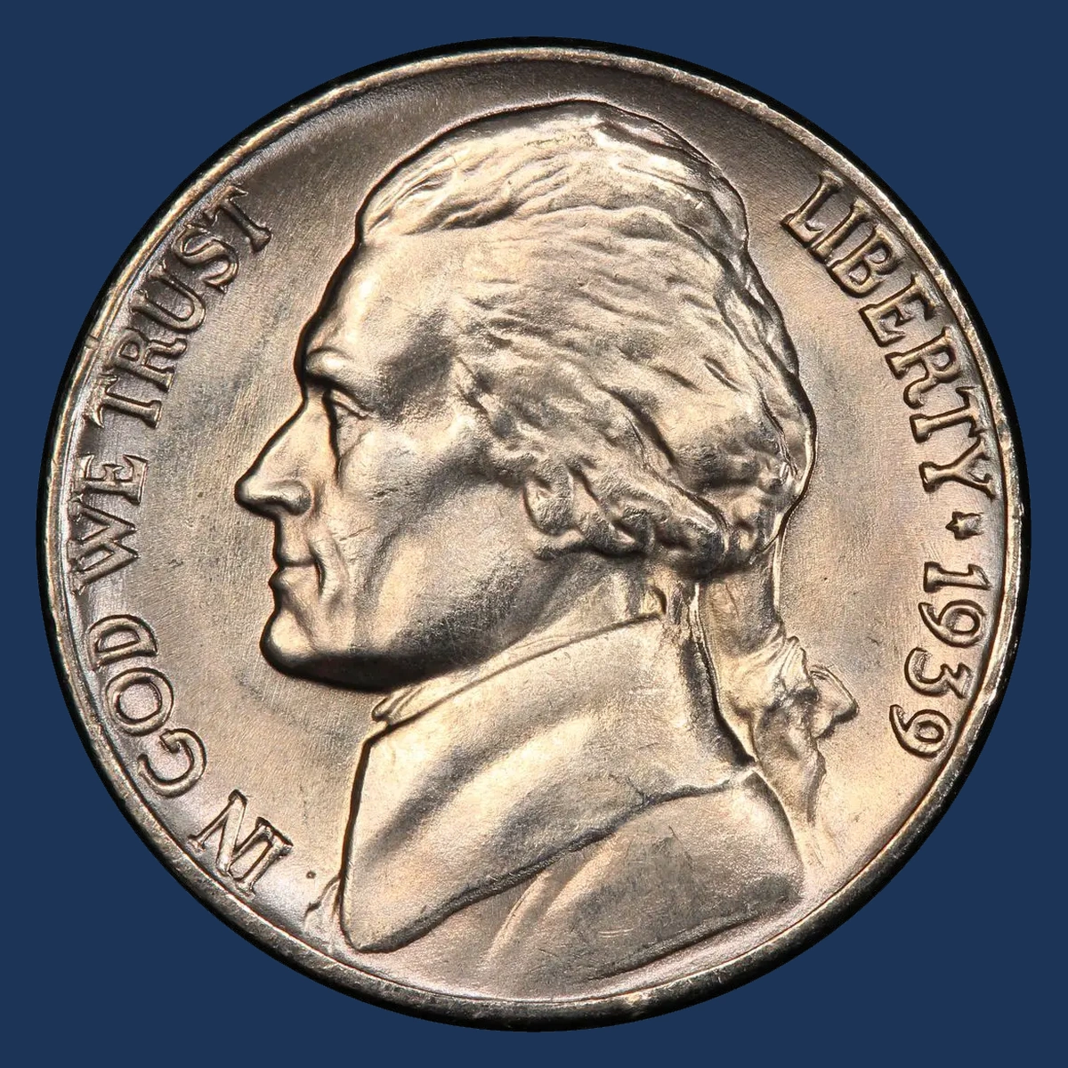 1939 Jefferson Nickel: Doubled Die Obverse