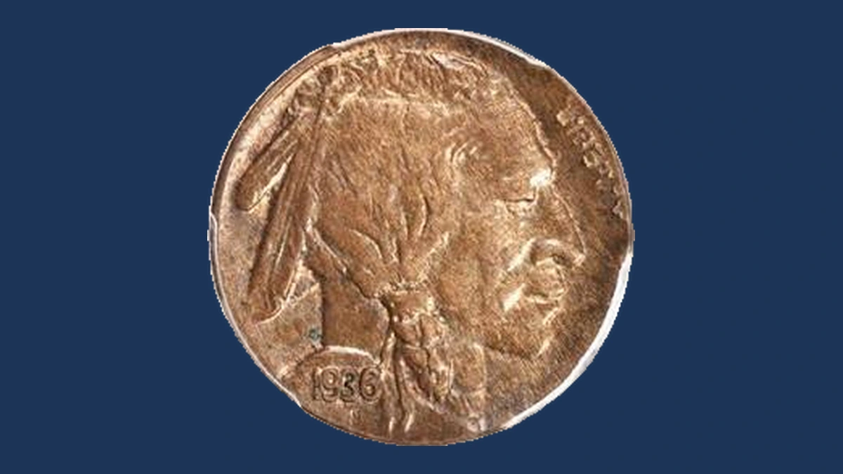 1936 Buffalo Nickel: Wrong Planchet