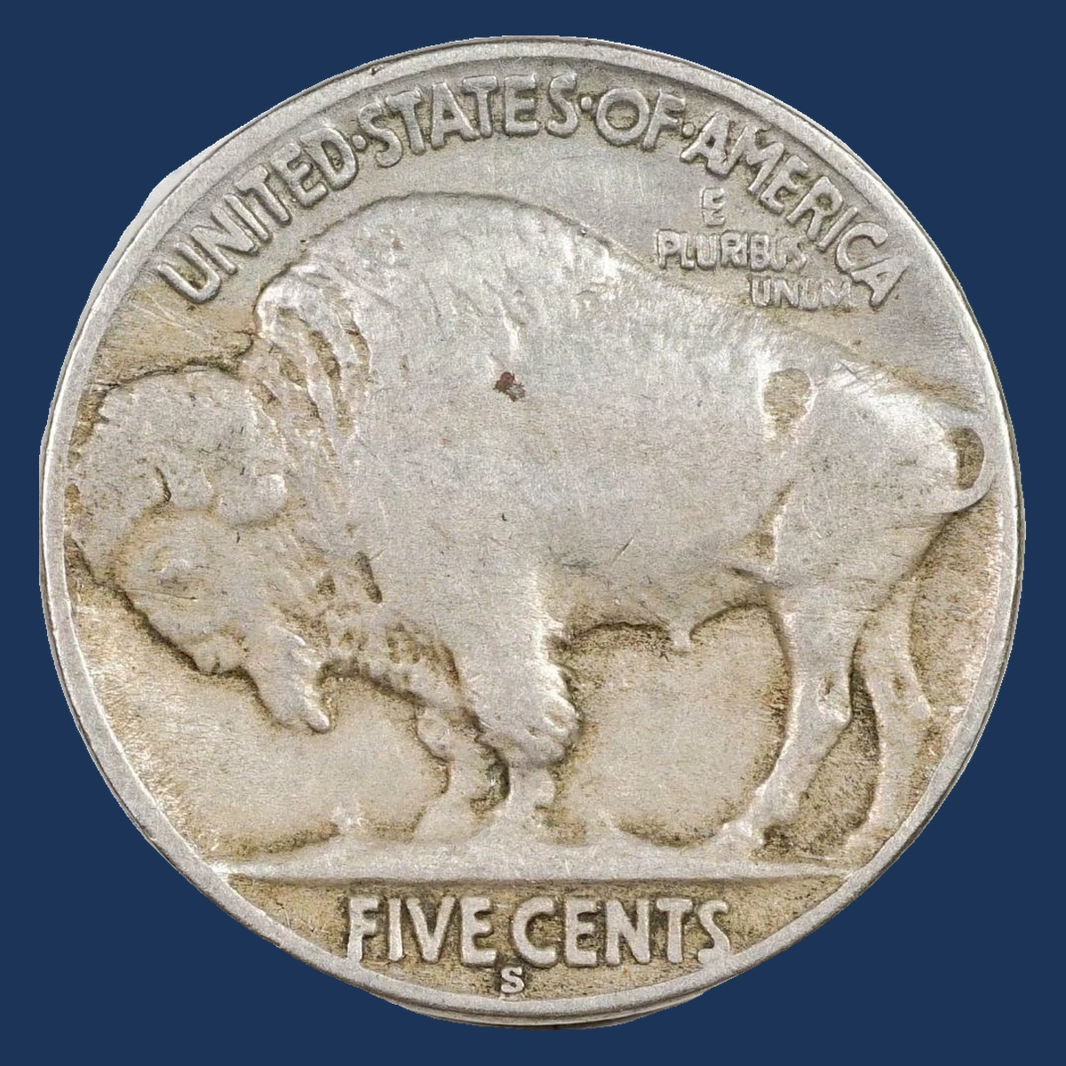 1931 Buffalo Nickel: Doubled Die Reverse