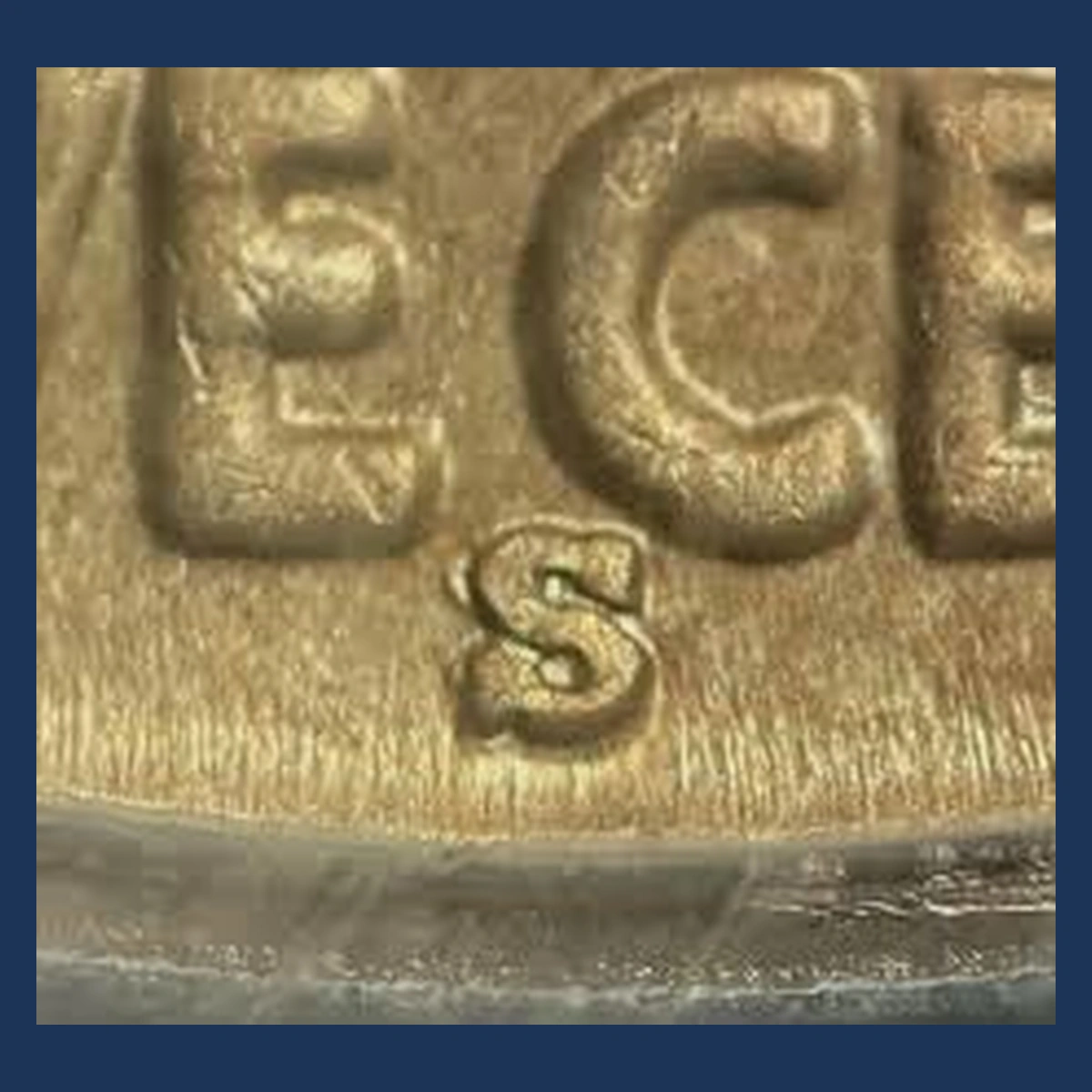 1931 Buffalo Nickel: Repunched Mintmark