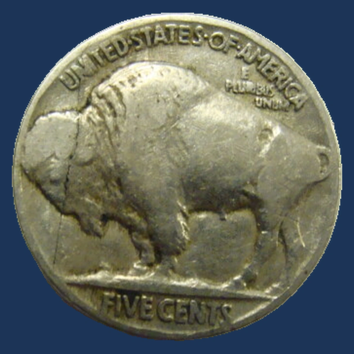 1930 Buffalo Nickel: Lamination / Split Planchet