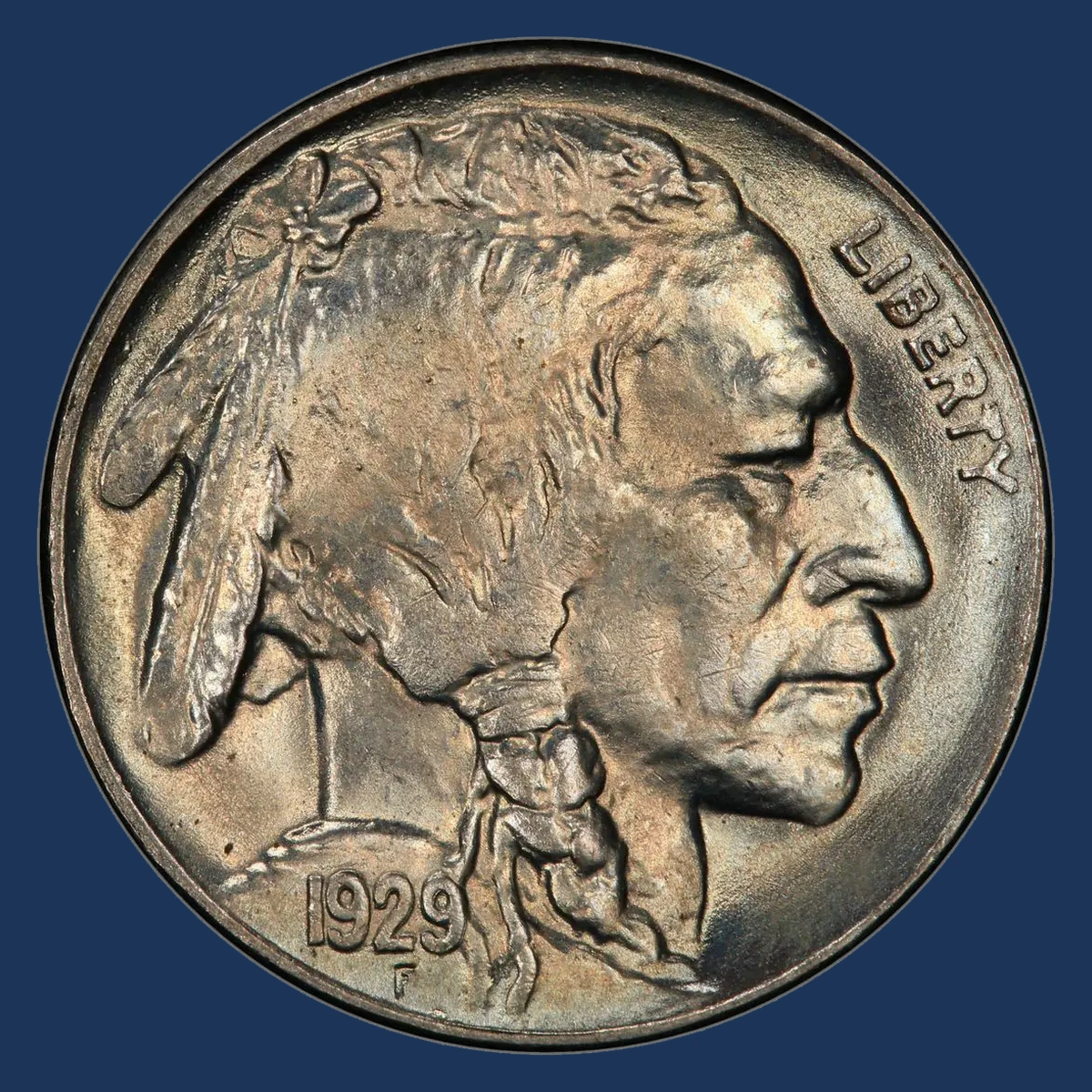 1929 Buffalo Nickel: Doubled Die Obverse