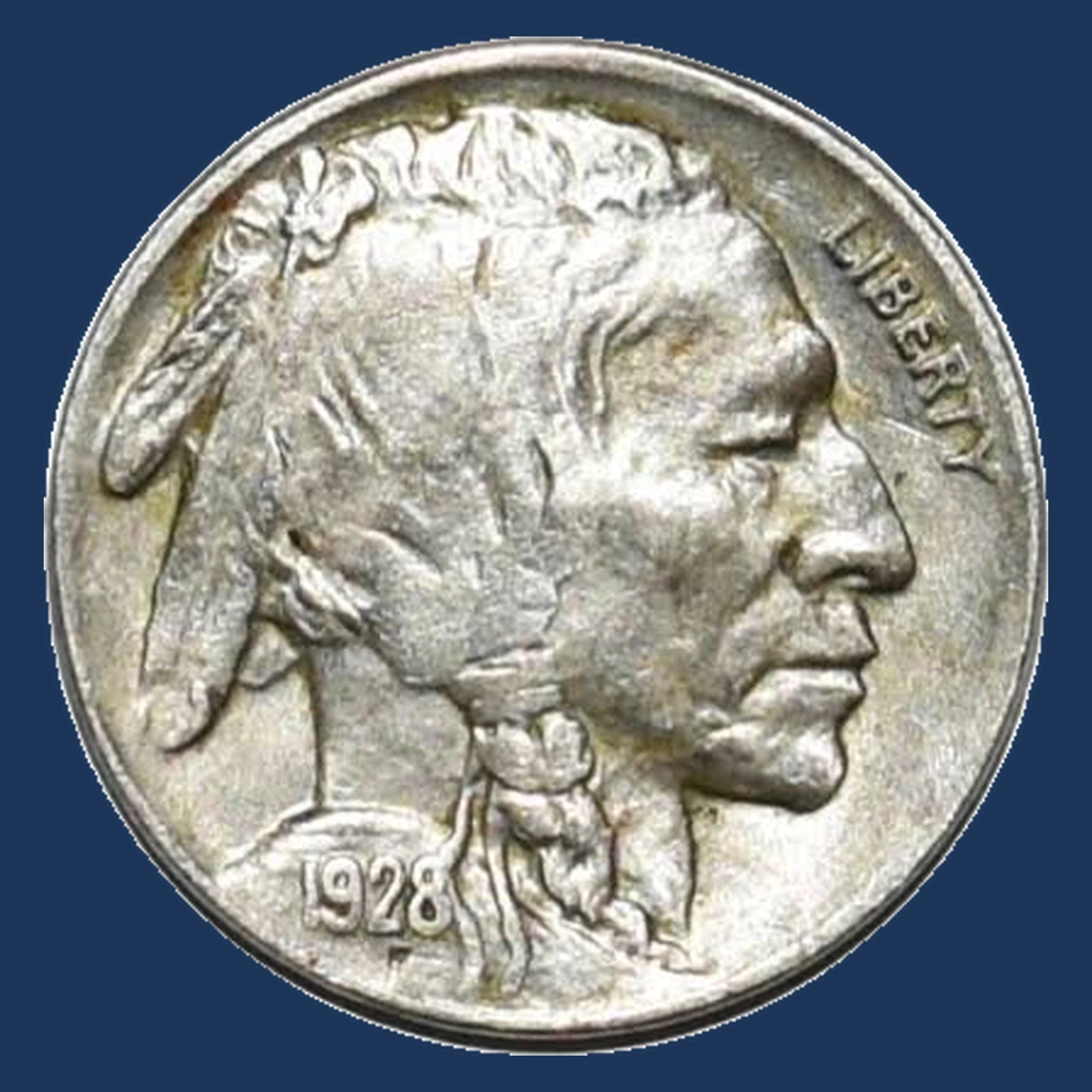 1928 Buffalo Nickel: Die Break