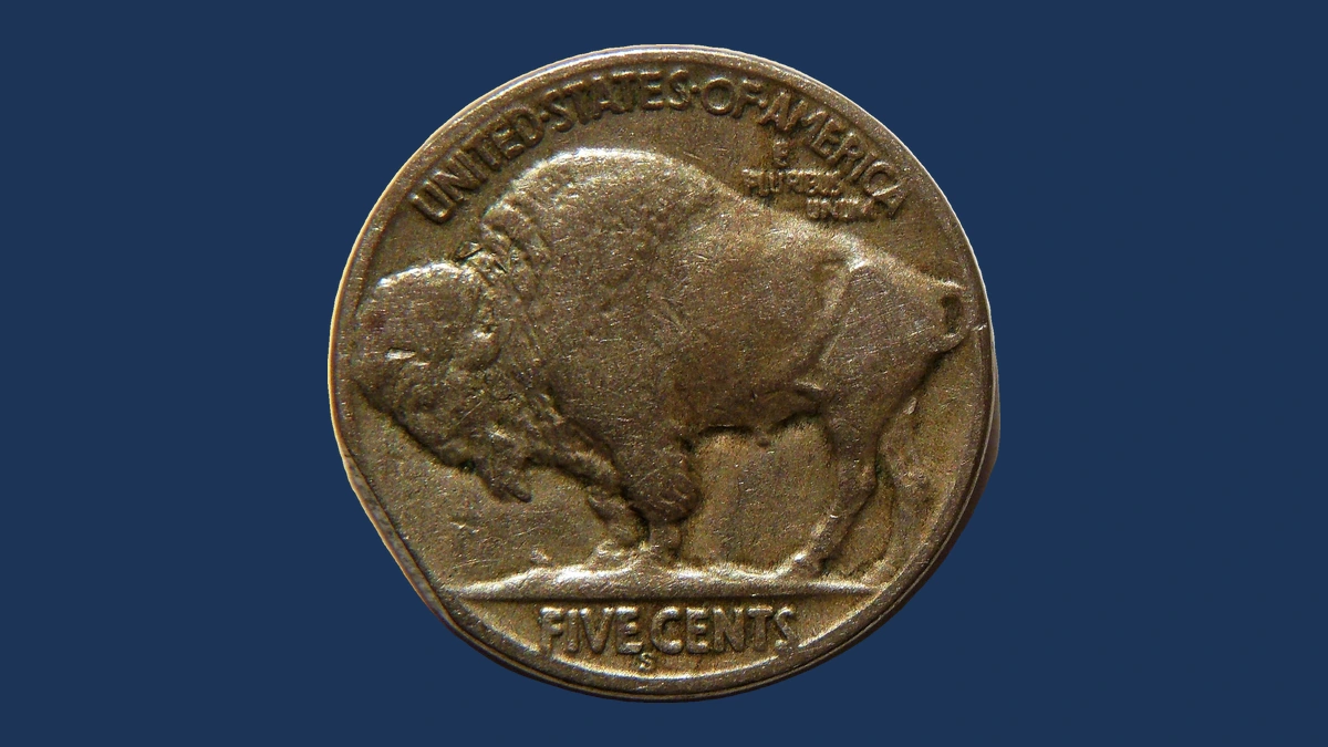 1927 Buffalo Nickel: Die Crack / Die Chip