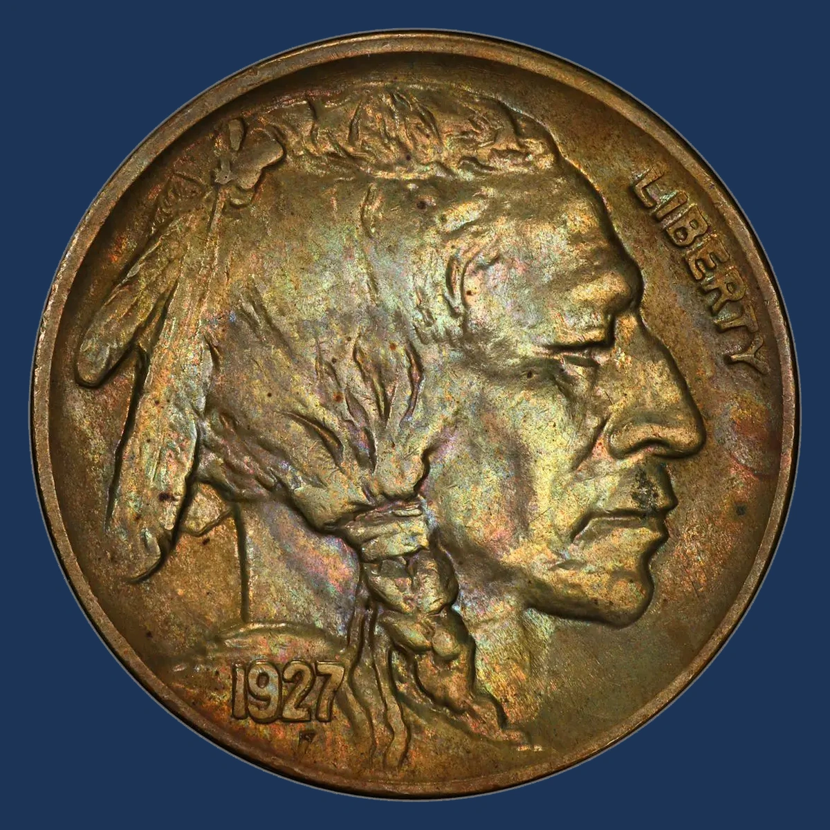 1927 Buffalo Nickel: Doubled Die Obverse