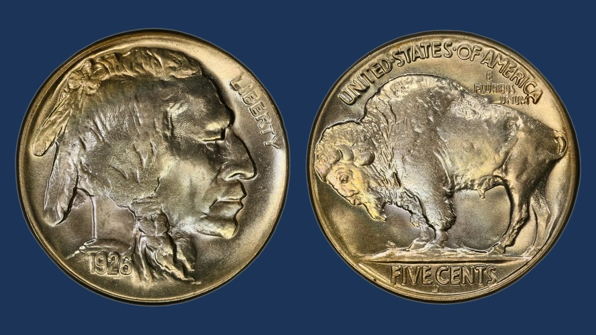 1926 Buffalo Nickel: Three-and-a-Half Legs