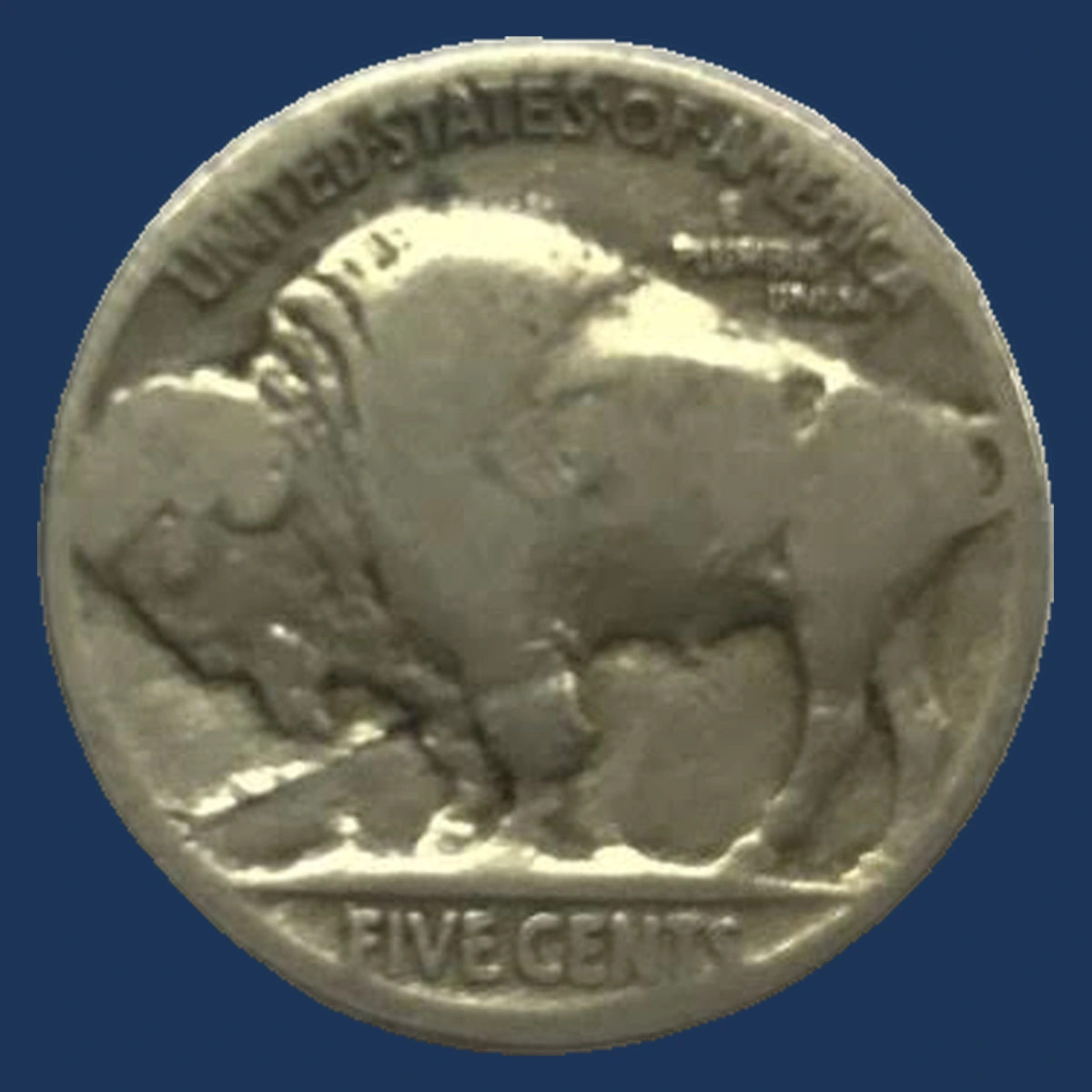1918 Buffalo Nickel: Die Break