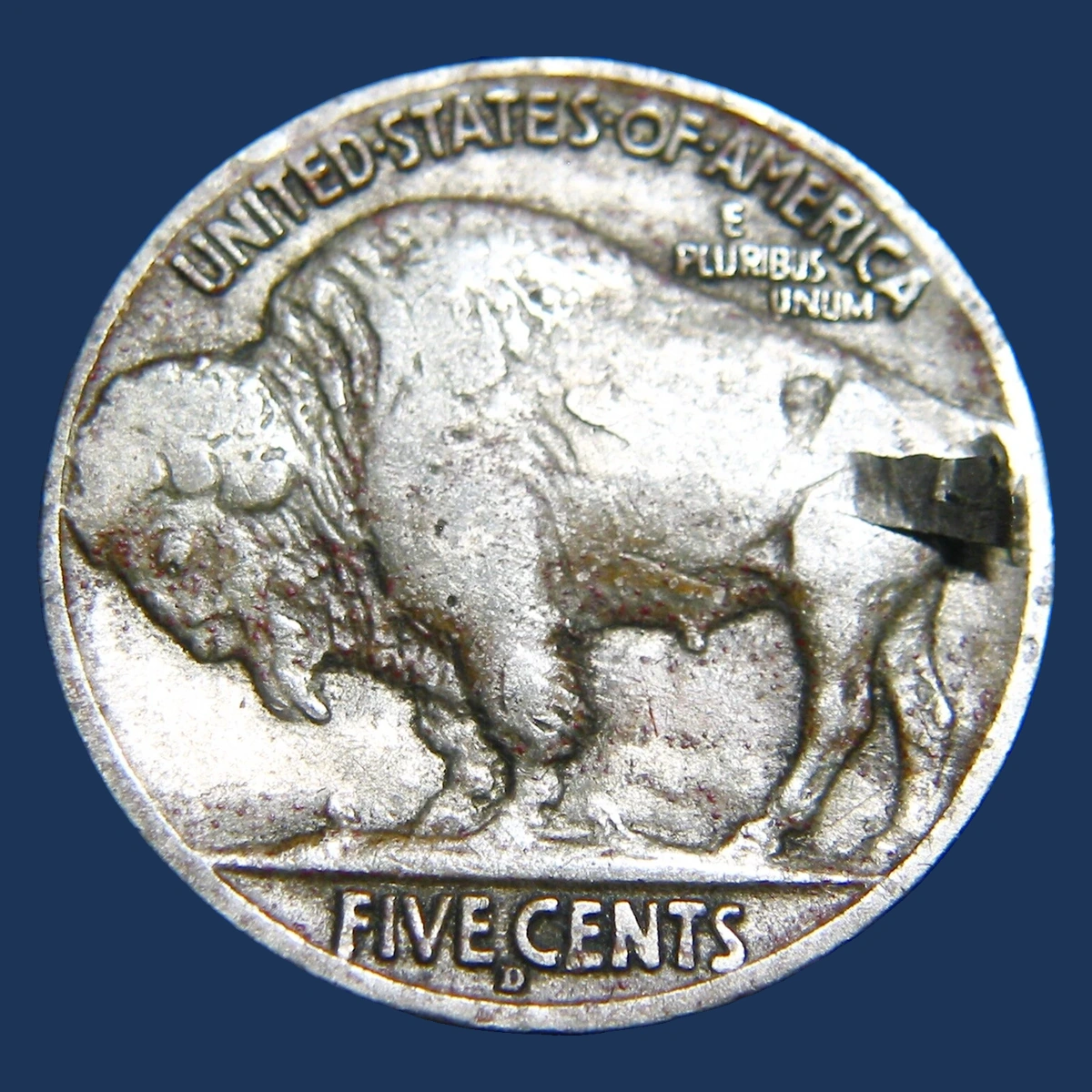 1915 Buffalo Nickel: Lamination