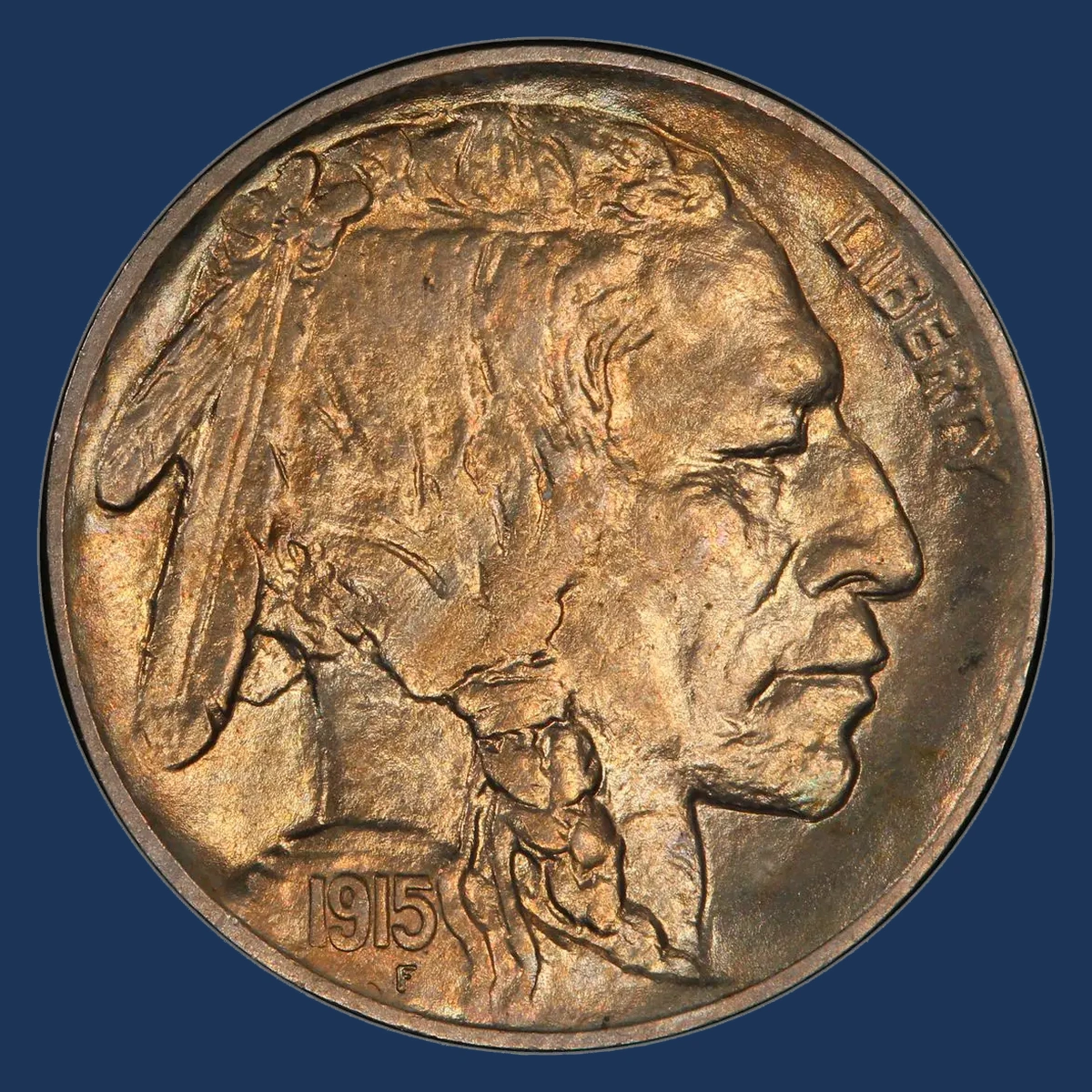 1915 Buffalo Nickel: Doubled Die Obverse