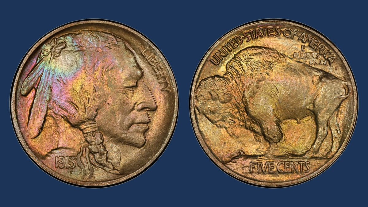 1913 Buffalo Nickel: Three-and-a-Half Legs