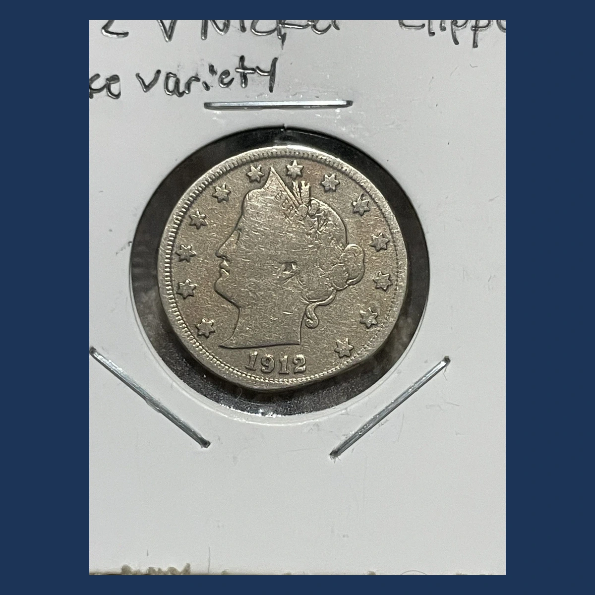 1912 Liberty Nickel: Clipped Planchet