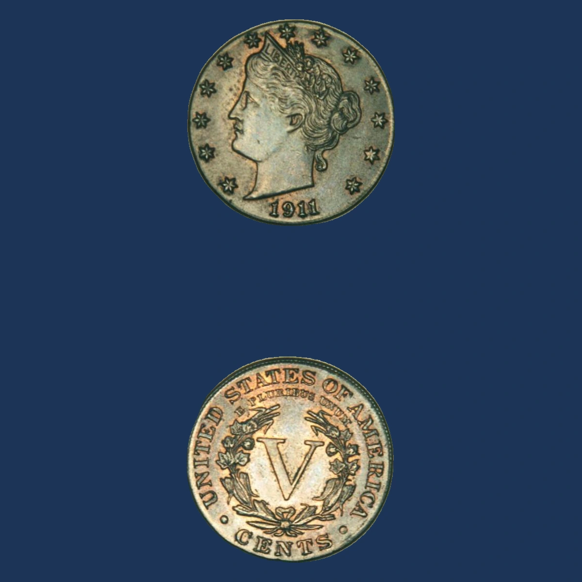 1911 Liberty Nickel: Wrong Planchet