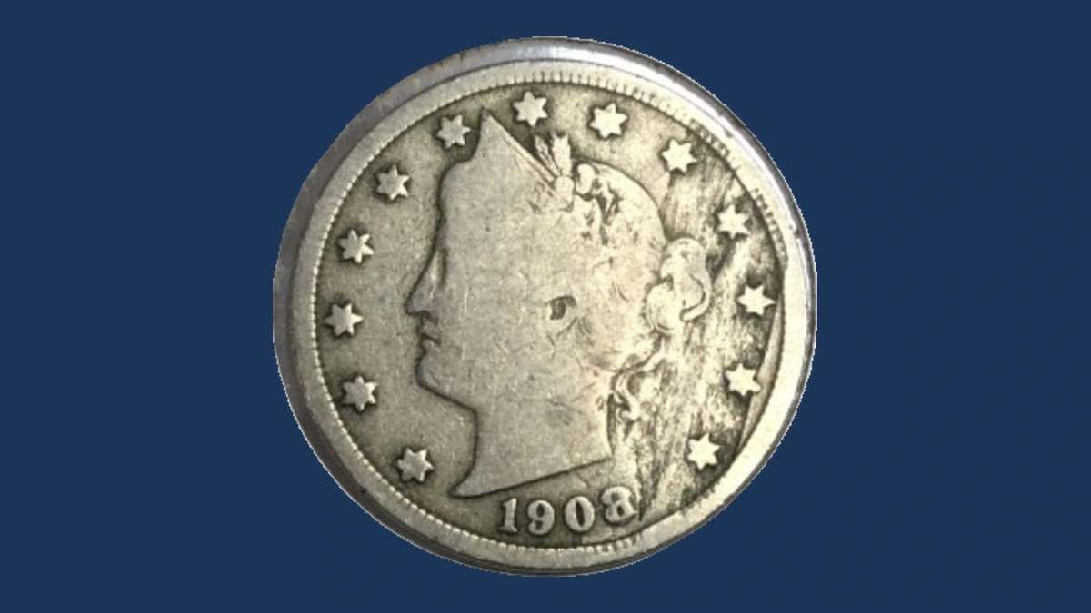 1908 Liberty Nickel: Lamination / Split Planchet