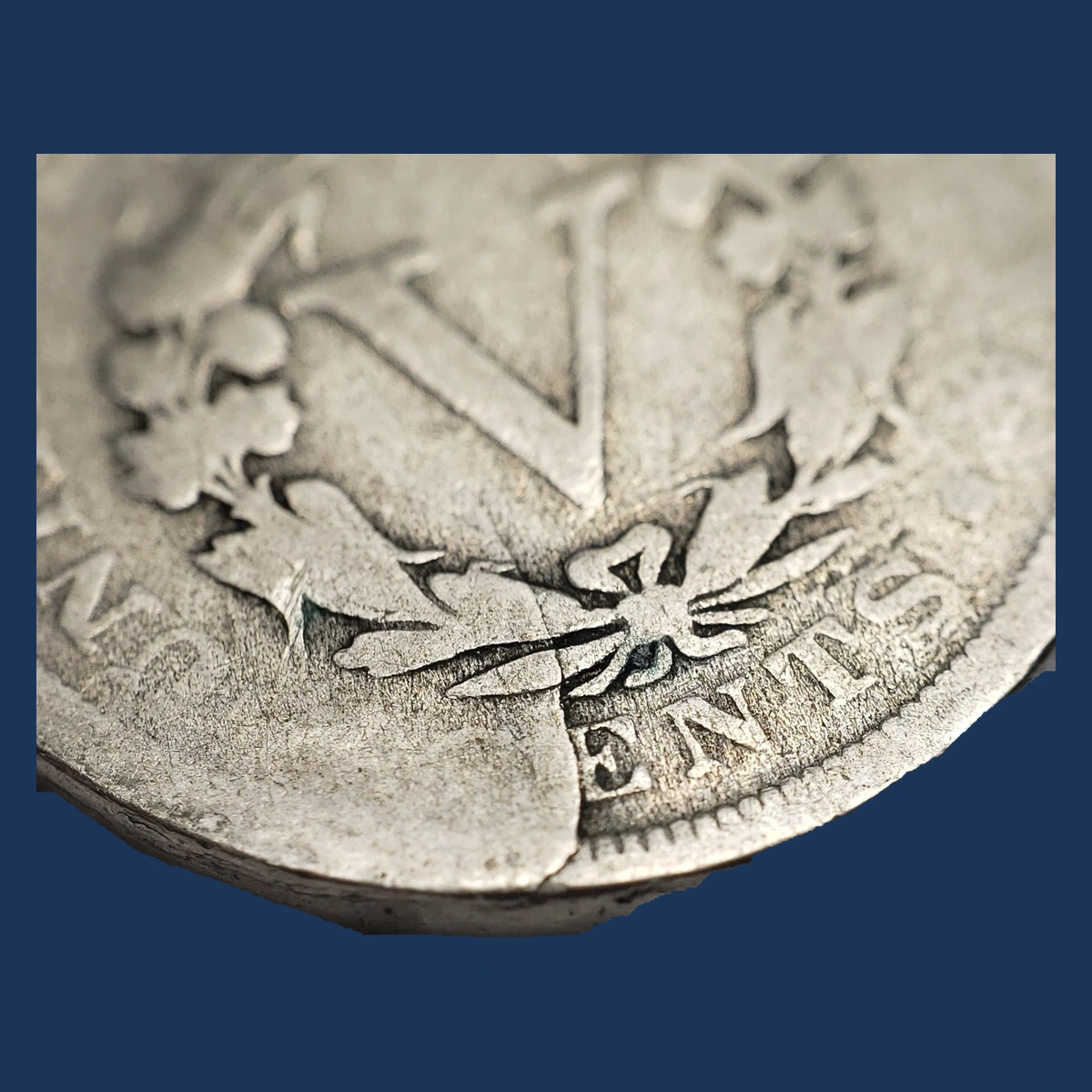 1905 Liberty Nickel: Lamination / Split After Strike