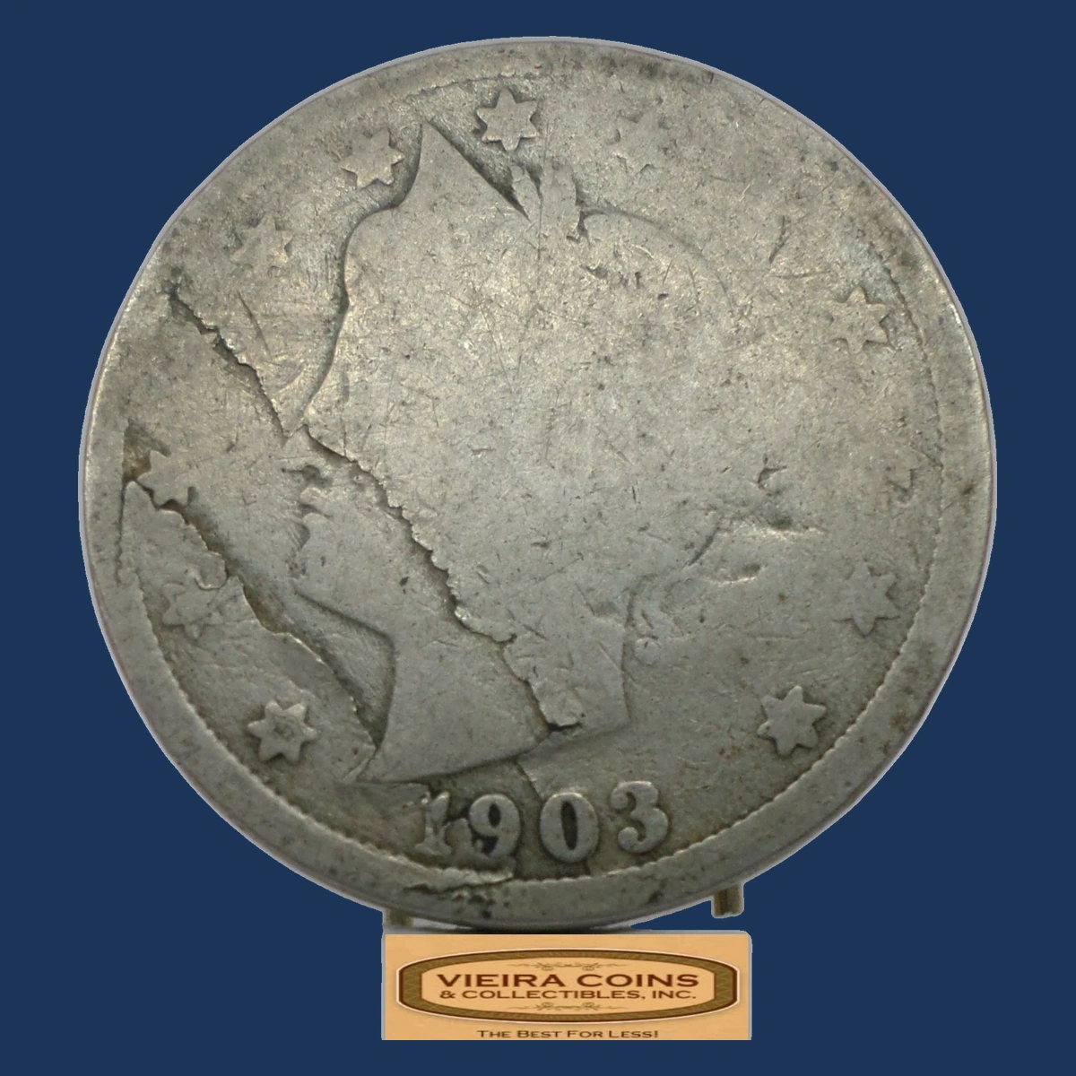 1903 Liberty Nickel: Lamination