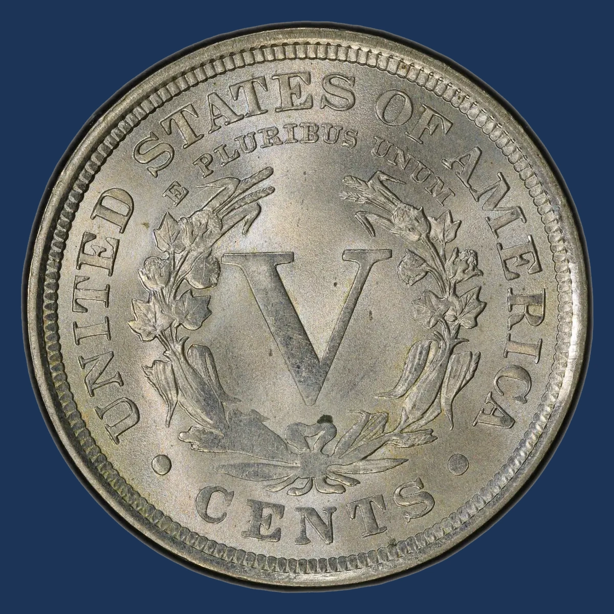 1900 Liberty Nickel: Doubled Die Reverse
