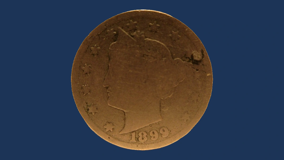 1899 Liberty Nickel: Lamination / Split Planchet